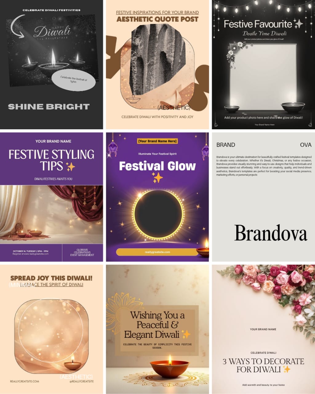 Business Digital Templates - Professional Work Pack-4(bump offer) for Diwali